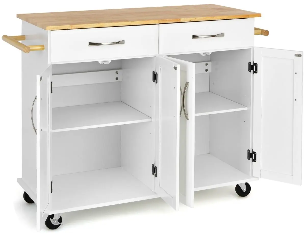 Сервировочная тележка Costway KC53140WH (White) - 4