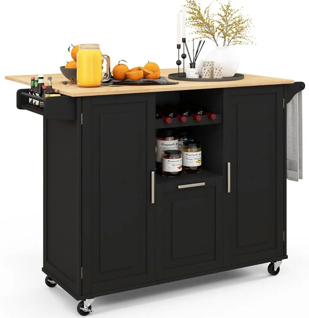 Сервировочная тележка Costway KC53799BK (Black) - 4