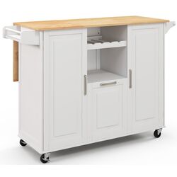 Сервировочная тележка Costway KC53799WH (White) Thumb