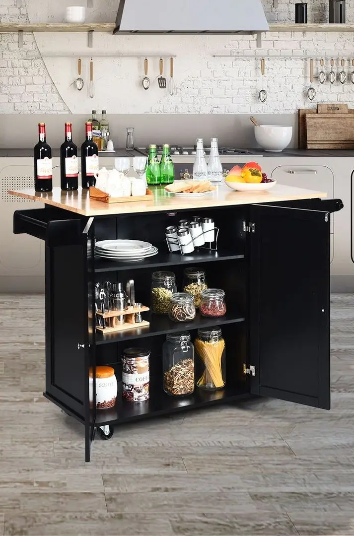 Сервировочная тележка Costway KC54246BK (Black) - 5