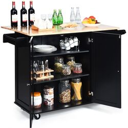 Сервировочная тележка Costway KC54246BK (Black) Thumb