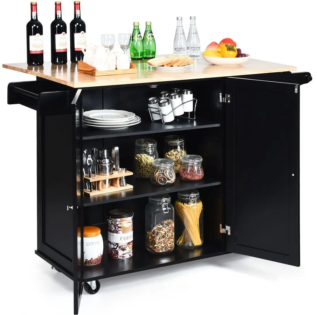 Сервировочная тележка Costway KC54246BK (Black) - 3