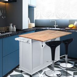 Сервировочная тележка Costway KC54246WH (White) Thumb