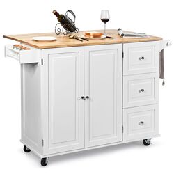 Сервировочная тележка Costway KC54246WH (White) Thumb