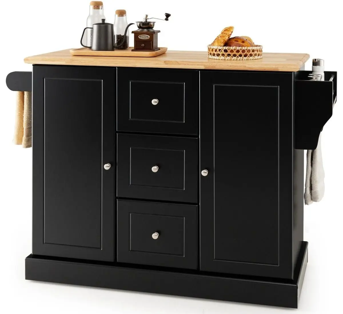 Сервировочная тележка Costway KC54247BK (Black) - 3