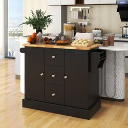 Сервировочная тележка Costway KC54247BK (Black)