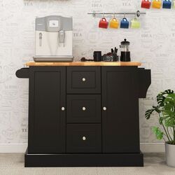 Сервировочная тележка Costway KC54247BK (Black) Thumb