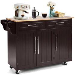 Сервировочная тележка Costway KC54771CF (Brown) Thumb