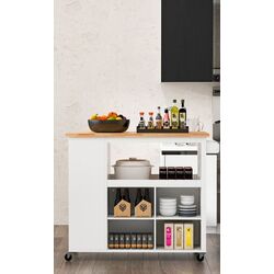 Сервировочная тележка Costway KC55161WH (White) Thumb