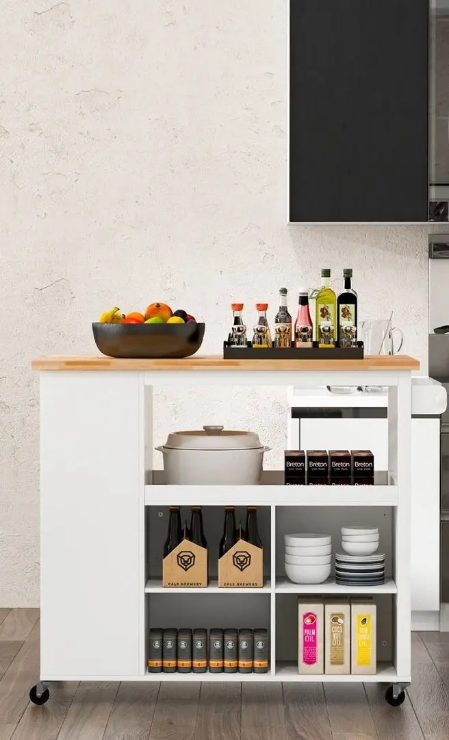 Сервировочная тележка Costway KC55161WH (White) - 4