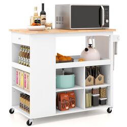 Сервировочная тележка Costway KC55161WH (White) Thumb