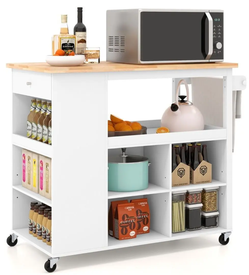 Сервировочная тележка Costway KC55161WH (White) - 3