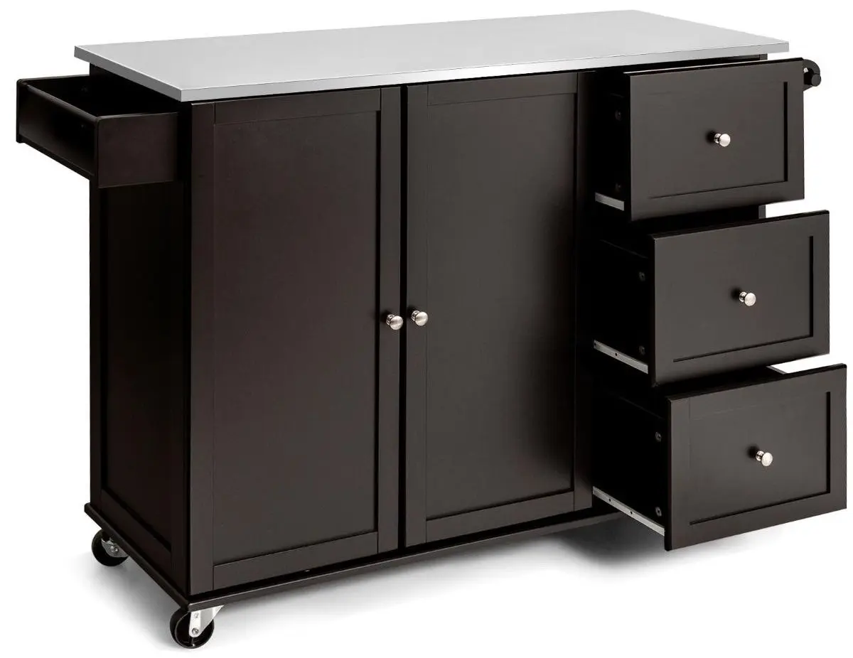 Сервировочная тележка Costway KC55730CF (Brown)