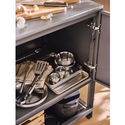 Кухонный островок Ikea Batskar 120х60 (Темно-Серый) Thumb