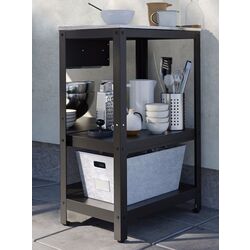 Insula bucatarie Ikea Grillskar 39x61 (Negru/Inox) Thumb