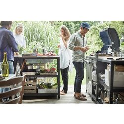 Insula bucatarie Ikea Grillskar 86x61 (Negru/Inox) Thumb