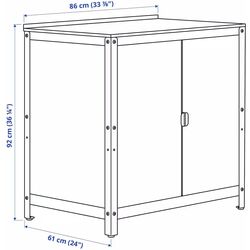 Insula bucatarie Ikea Grillskar 86x61 (Inox) Thumb