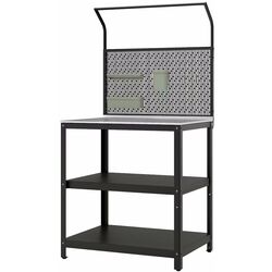 Кухонный островок Ikea Grillskar задняя панель 86x61x176 (Черный/Нержавеющая сталь) Thumb