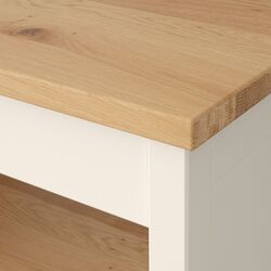 Кухонный островок Ikea Tornviken 72x52 (Белый/Дуб) Thumb