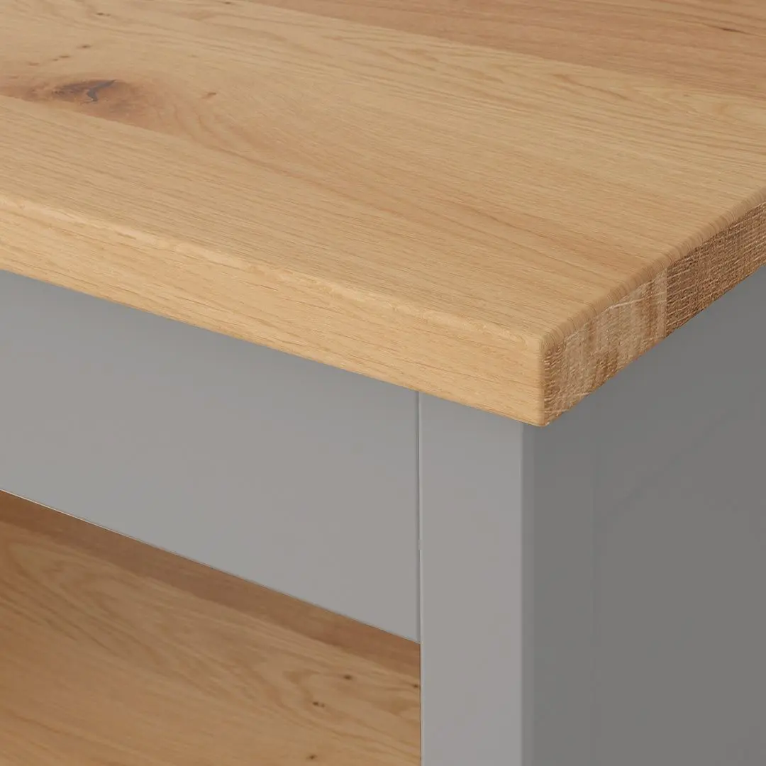 Insula bucatarie Ikea Tornviken 72x52 (Gri/Stejar) - 3