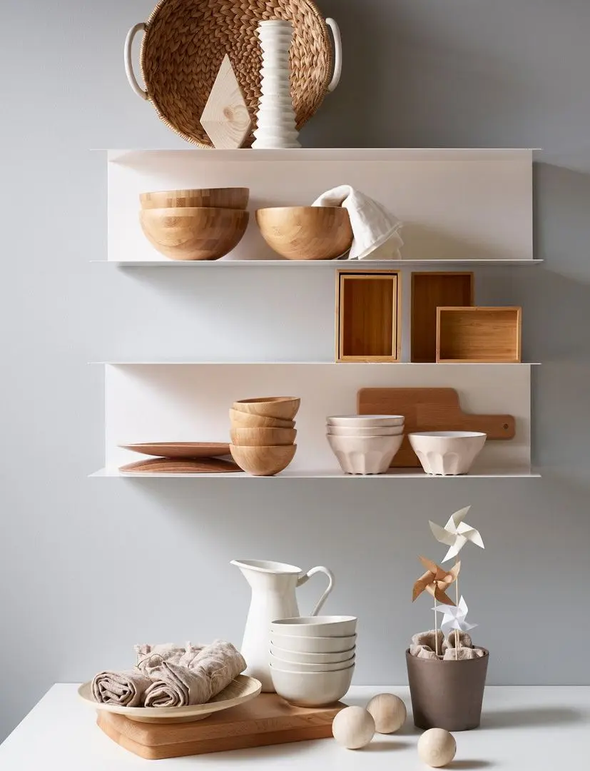 Полка Ikea Botkyrka 80x20 (Белый)