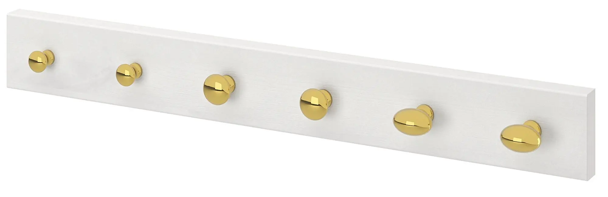 Cuier 6 carlige Ikea Lurt/Eneryda (Alb/Alama)