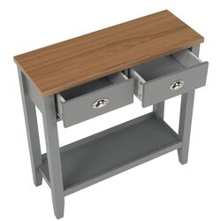 Консольный стол Mobhaus Jerevan (Gray/Light Walnut) Thumb