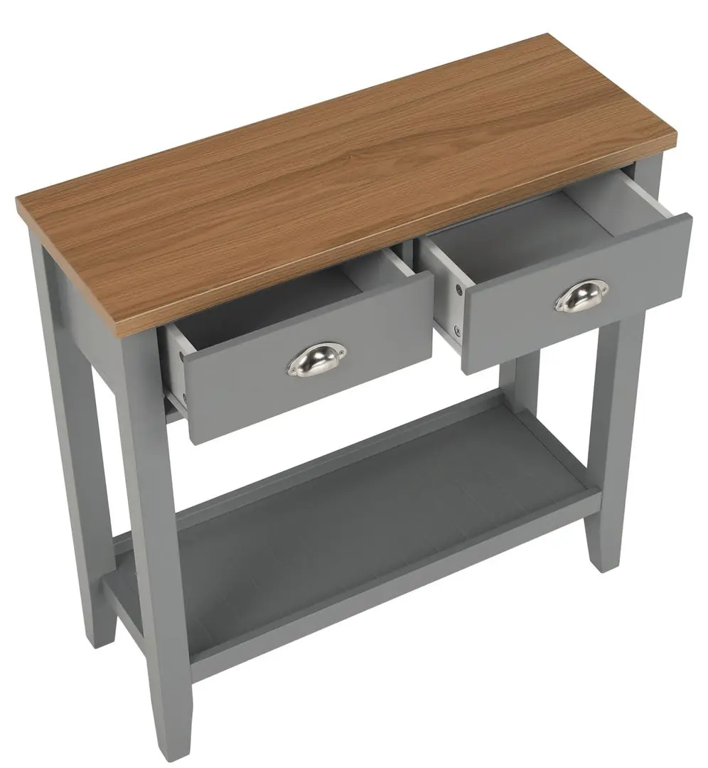 Консольный стол Mobhaus Jerevan (Gray/Light Walnut)