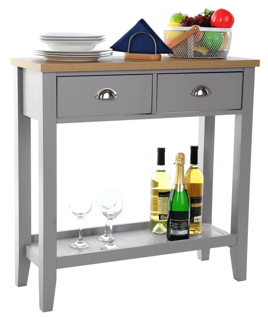 Консольный стол Mobhaus Jerevan (Gray/Light Walnut)