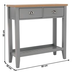 Консольный стол Mobhaus Jerevan (Gray/Light Walnut) Thumb