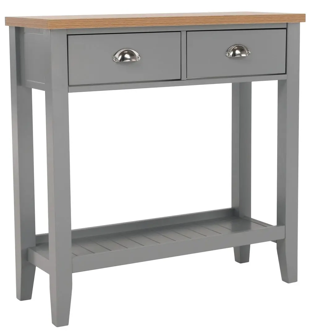 Консольный стол Mobhaus Jerevan (Gray/Light Walnut)