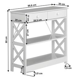 Консольный стол Mobhaus Lomir (White) Thumb