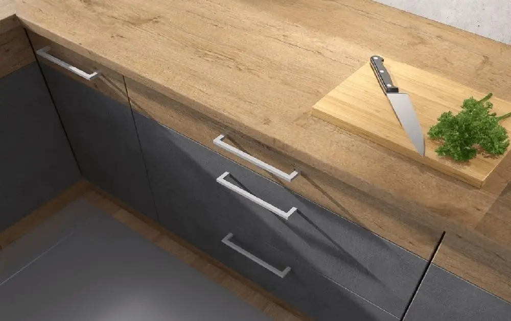 Пенал Mobhaus Vega 40 DK-210 2F (Matte Gray/Lancelot Oak)