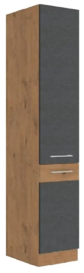 Пенал Mobhaus Vega 40 DK-210 2F (Matte Gray/Lancelot Oak)