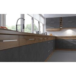 Penal Mobhaus Vega 60 DKS-210 3S 1F (Lancelot Oak/Matte Gray) Thumb
