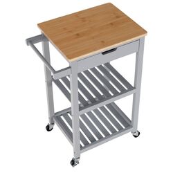 Carucior de servire Mobhaus Arete (Natural/Gray) Thumb