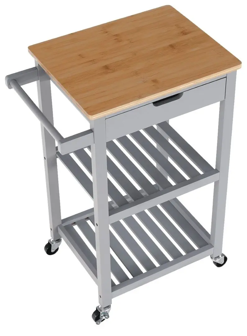 Carucior de servire Mobhaus Arete (Natural/Gray)