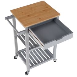 Carucior de servire Mobhaus Arete (Natural/Gray) Thumb