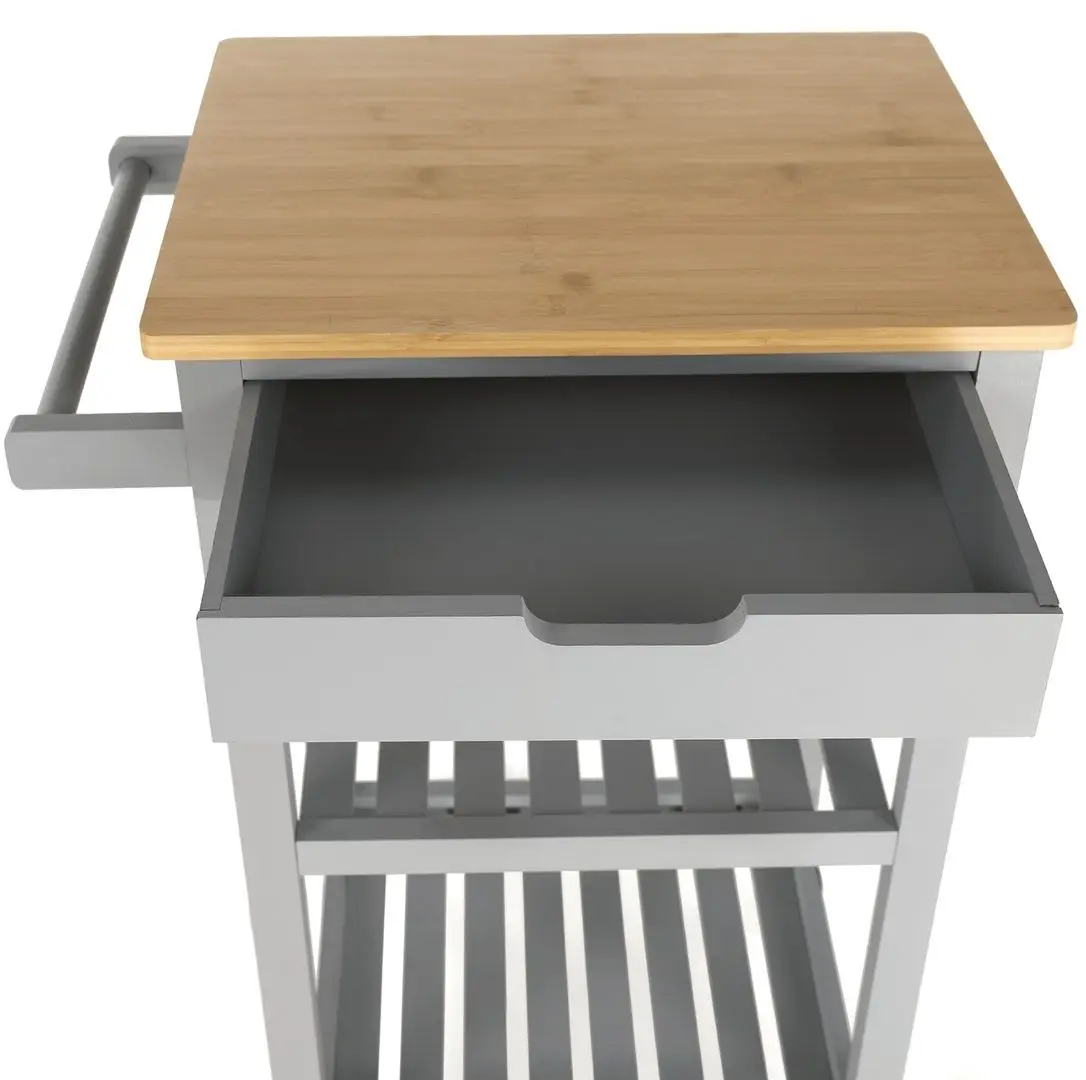 Carucior de servire Mobhaus Arete (Natural/Gray)