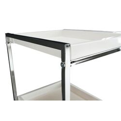 Carucior de servire Mobhaus Corfu (White/Chrome) Thumb