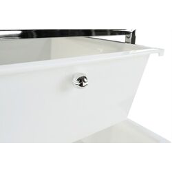 Carucior de servire Mobhaus Corfu (White/Chrome) Thumb