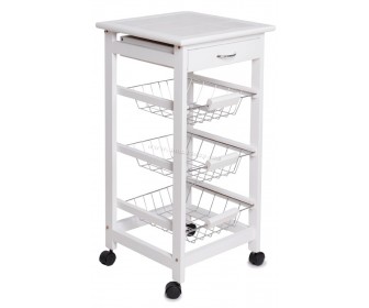 Carucior de servire Mobhaus Korus (White)