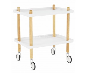 Carucior de servire Mobhaus Ponto (Natural/White)