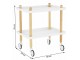 Carucior de servire Mobhaus Ponto (Natural/White)