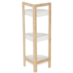 Etajera de colt Mobhaus Fong (White/Natural) Thumb