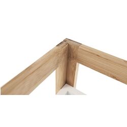 Etajera de colt Mobhaus Fong (White/Natural) Thumb