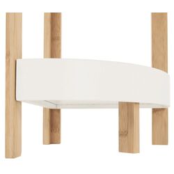 Etajera de colt Mobhaus Fong (White/Natural) Thumb