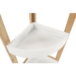 Etajera de colt Mobhaus Fong (White/Natural) Thumb