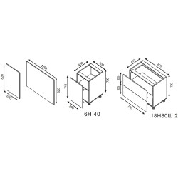 Insula bucatarie Modern Dolce Vita 1.2m Thumb