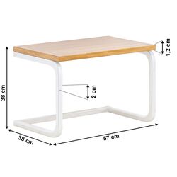 Raft Tempo Kondela Aveno (White/Oak Natural) Thumb